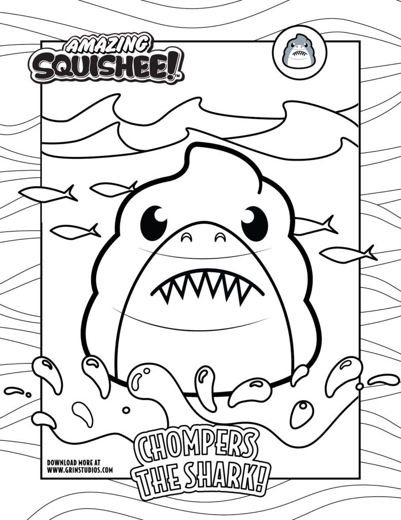 Chompers the Shark Amazing Squishee!